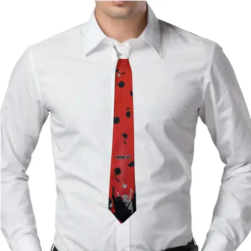 I made it, cravata cu mesaj model crv022